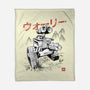 EcoBot Sumi-E-None-Fleece-Blanket-Astrobot Invention