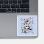 EcoBot Sumi-E-None-Glossy-Sticker-Astrobot Invention