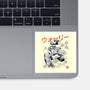 EcoBot Sumi-E-None-Glossy-Sticker-Astrobot Invention