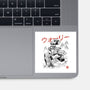 EcoBot Sumi-E-None-Glossy-Sticker-Astrobot Invention
