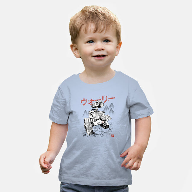 EcoBot Sumi-E-Baby-Basic-Tee-Astrobot Invention