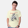EcoBot Sumi-E-Mens-Basic-Tee-Astrobot Invention
