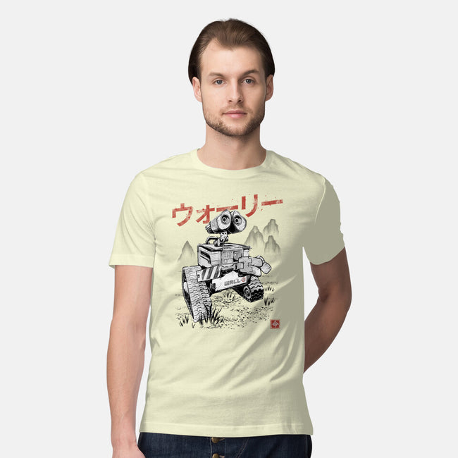 EcoBot Sumi-E-Mens-Premium-Tee-Astrobot Invention