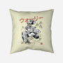 EcoBot Sumi-E-None-Removable Cover w Insert-Throw Pillow-Astrobot Invention