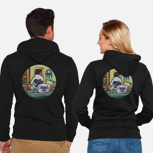 Captain Working-Unisex-Zip-Up-Sweatshirt-JAMBRONX