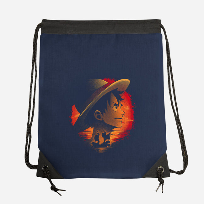 Strawhats Captain-None-Drawstring-Bag-grevalra