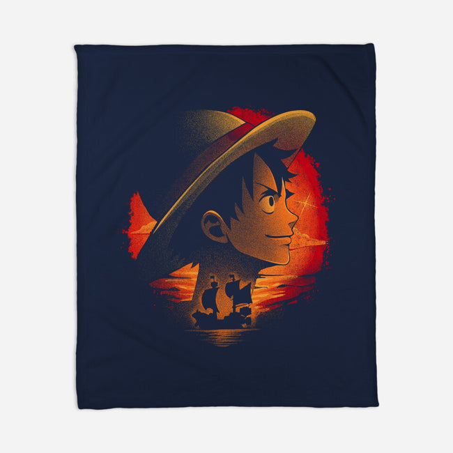Strawhats Captain-None-Fleece-Blanket-grevalra