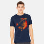 Strawhats Captain-Mens-Heavyweight-Tee-grevalra