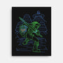 Neon Line-Art Hyrule Savior-None-Stretched-Canvas-Astrobot Invention