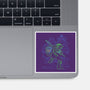 Neon Line-Art Hyrule Savior-None-Glossy-Sticker-Astrobot Invention