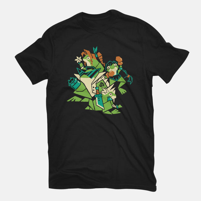 Croaking Saviors-Unisex-Basic-Tee-Henrique Torres