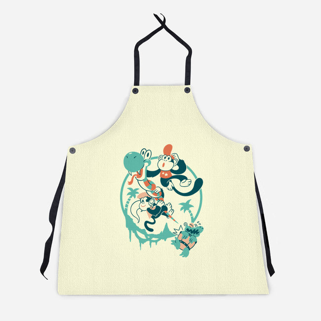 Bouncy Buddy-Unisex-Kitchen-Apron-Henrique Torres