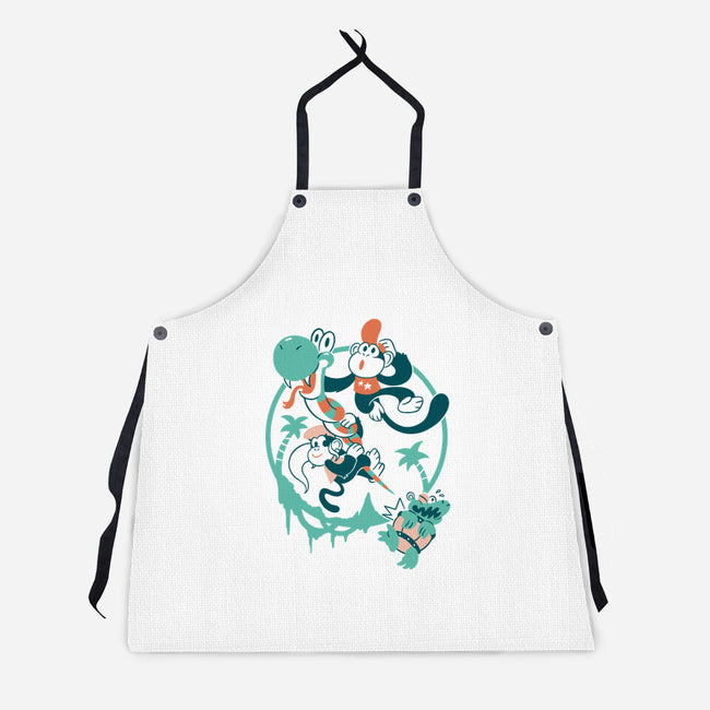 Bouncy Buddy-Unisex-Kitchen-Apron-Henrique Torres