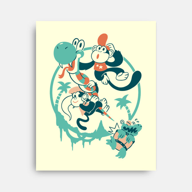 Bouncy Buddy-None-Stretched-Canvas-Henrique Torres