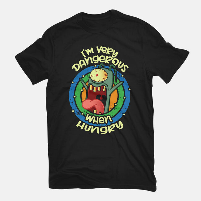 Very Dangerous When Hungry-Womens-Basic-Tee-turborat14