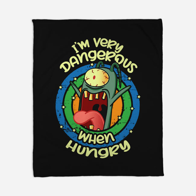 Very Dangerous When Hungry-None-Fleece-Blanket-turborat14
