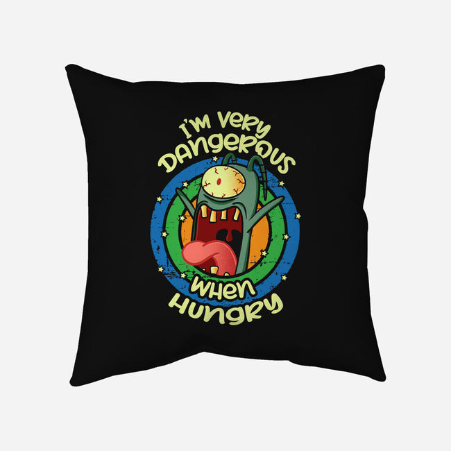 Very Dangerous When Hungry-None-Removable Cover w Insert-Throw Pillow-turborat14