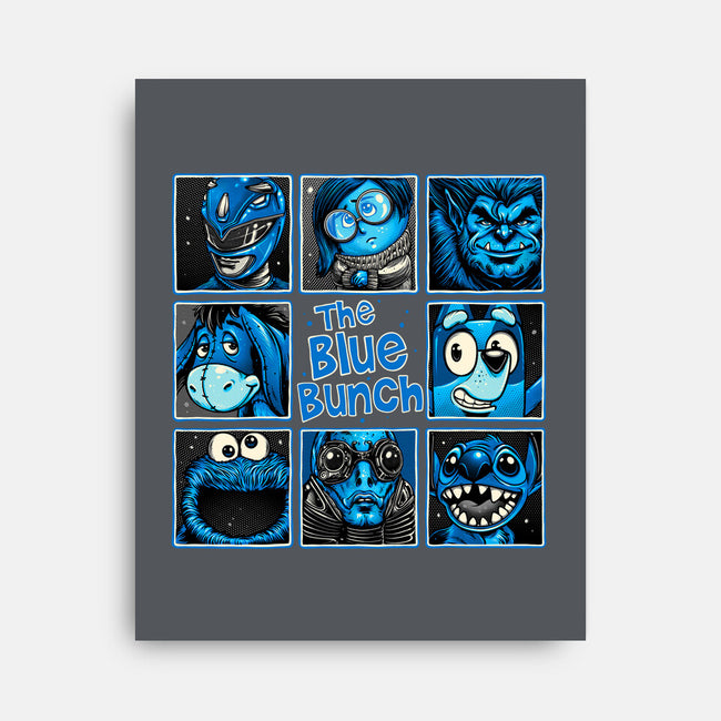 The Blue Bunch-None-Stretched-Canvas-momma_gorilla