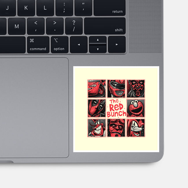 The Red Bunch-None-Glossy-Sticker-momma_gorilla