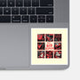 The Red Bunch-None-Glossy-Sticker-momma_gorilla