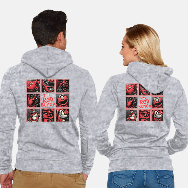 The Red Bunch-Unisex-Zip-Up-Sweatshirt-momma_gorilla
