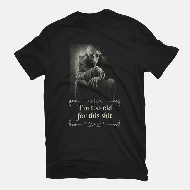 Nosferatu Is Too Old-Womens-Basic-Tee-zascanauta
