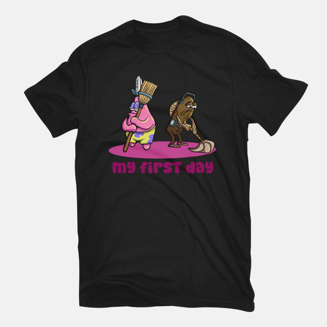 My First Day-Mens-Basic-Tee-nickzzarto
