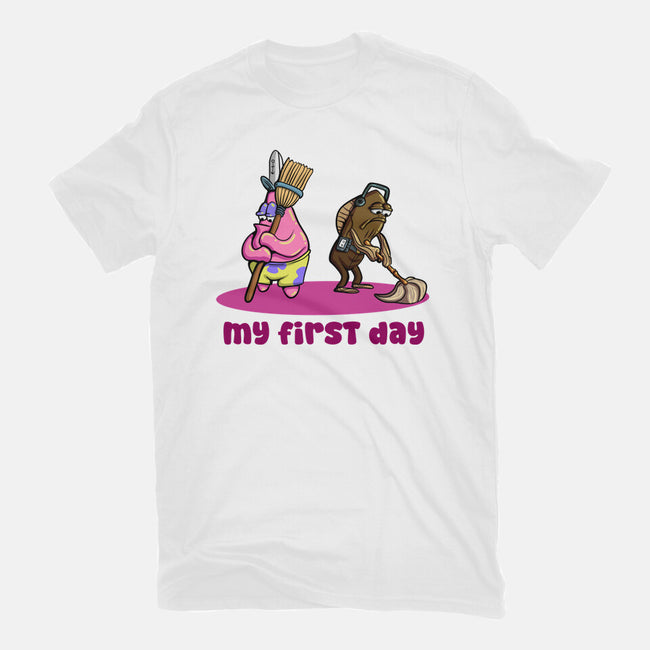 My First Day-Mens-Basic-Tee-nickzzarto