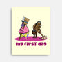 My First Day-None-Stretched-Canvas-nickzzarto