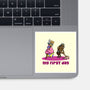 My First Day-None-Glossy-Sticker-nickzzarto
