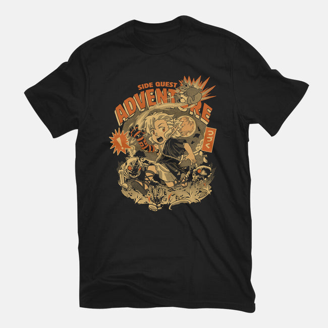 Side Quest Adventure-Womens-Basic-Tee-Estudio Horta