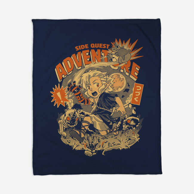 Side Quest Adventure-None-Fleece-Blanket-Estudio Horta
