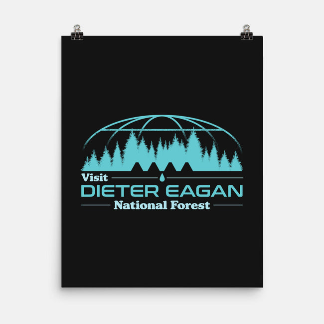 Visit Dieter Eagan National Forest-None-Matte-Poster-sachpica