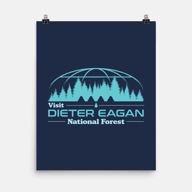 Visit Dieter Eagan National Forest-None-Matte-Poster-sachpica