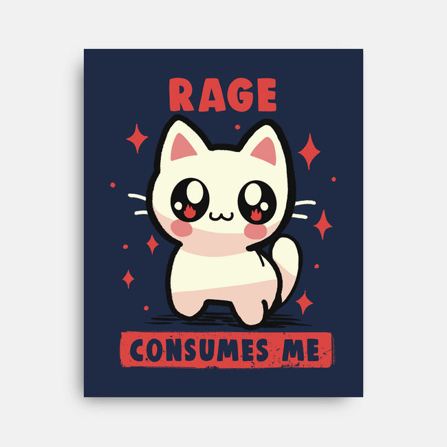 Rage Consumes Me-None-Stretched-Canvas-TechraNova