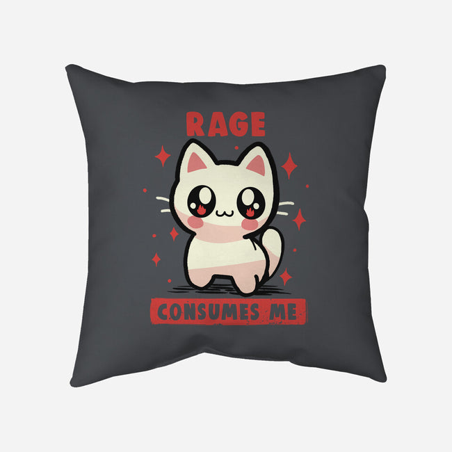 Rage Consumes Me-None-Removable Cover w Insert-Throw Pillow-TechraNova