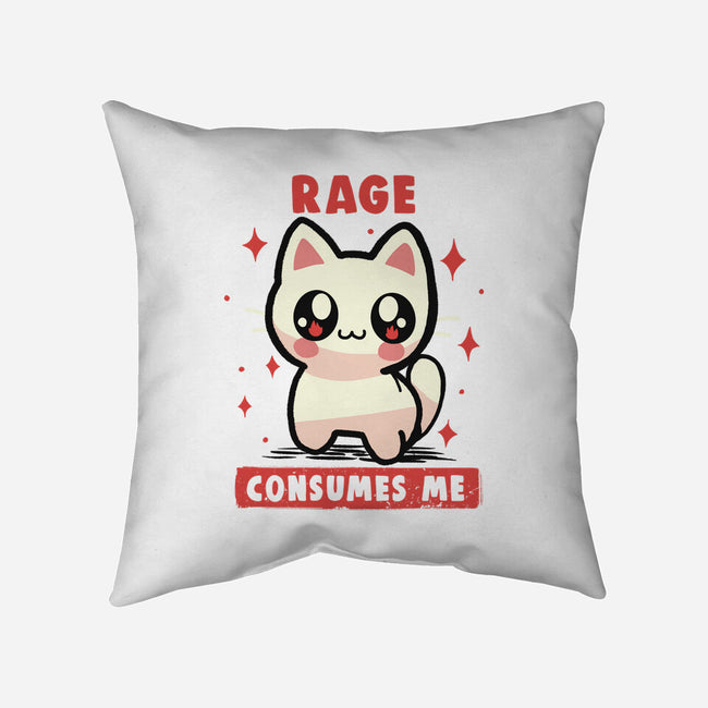 Rage Consumes Me-None-Removable Cover w Insert-Throw Pillow-TechraNova