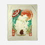 Frog Garden-None-Fleece-Blanket-dandingeroz
