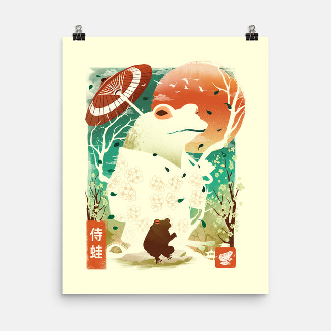 Frog Garden-None-Matte-Poster-dandingeroz