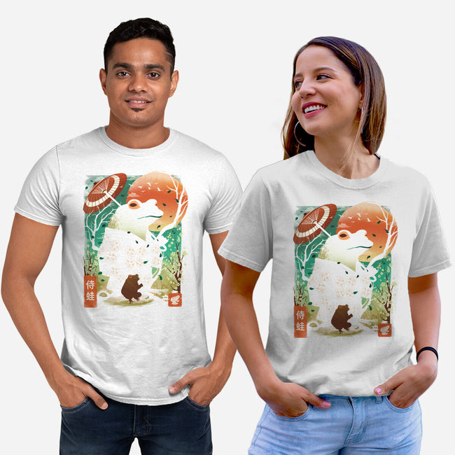 Frog Garden-Unisex-Basic-Tee-dandingeroz