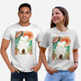 Frog Garden-Unisex-Basic-Tee-dandingeroz