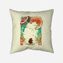 Frog Garden-None-Removable Cover w Insert-Throw Pillow-dandingeroz