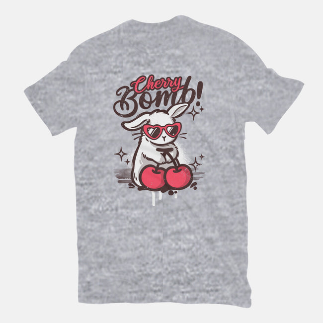 Cherry Bomb Bunny-Mens-Basic-Tee-NemiMakeit