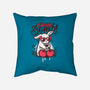 Cherry Bomb Bunny-None-Removable Cover w Insert-Throw Pillow-NemiMakeit