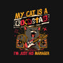 Rockstar Cat Manager-None-Drawstring-Bag-Studio Mootant