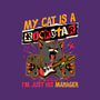 Rockstar Cat Manager-None-Drawstring-Bag-Studio Mootant