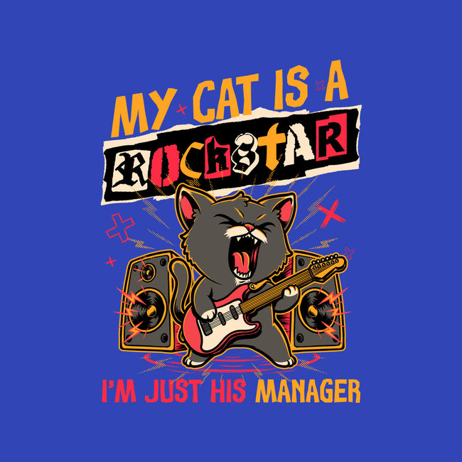 Rockstar Cat Manager-None-Drawstring-Bag-Studio Mootant
