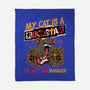 Rockstar Cat Manager-None-Fleece-Blanket-Studio Mootant