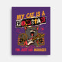 Rockstar Cat Manager-None-Stretched-Canvas-Studio Mootant