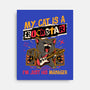 Rockstar Cat Manager-None-Stretched-Canvas-Studio Mootant